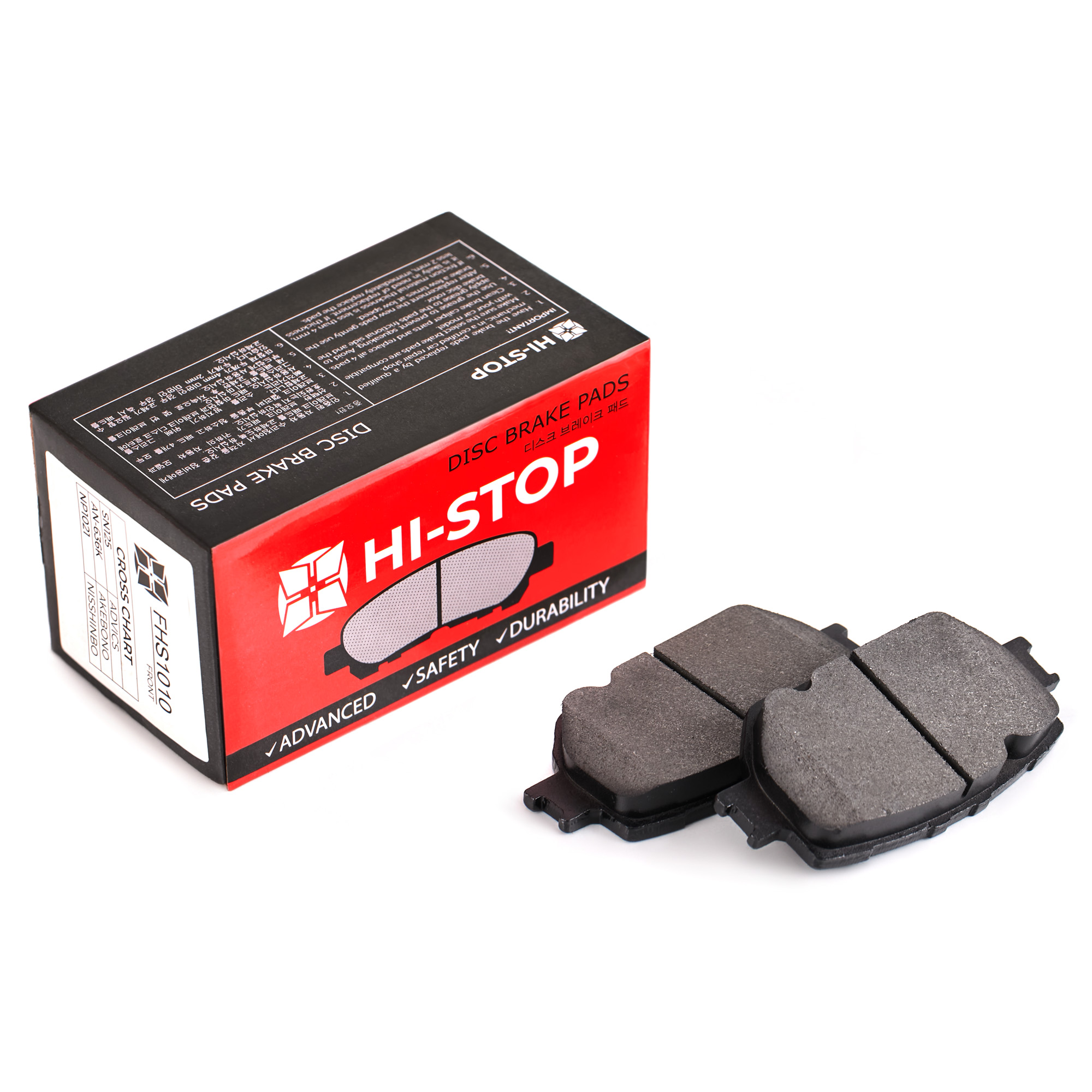 Колодки тормозные дисковые HI-STOP FHS1010 / SN125 / AN-636K / NP1021