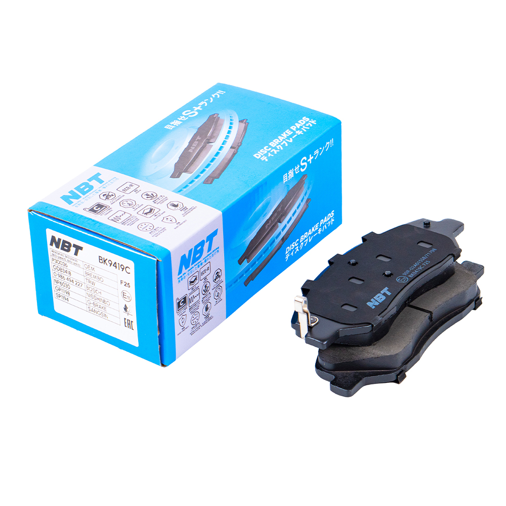 Колодки тормозные дисковые NBT BK9419C / NP6030 / SP1194 / 0986494227 / GDB3418 / P30036 / GP11198