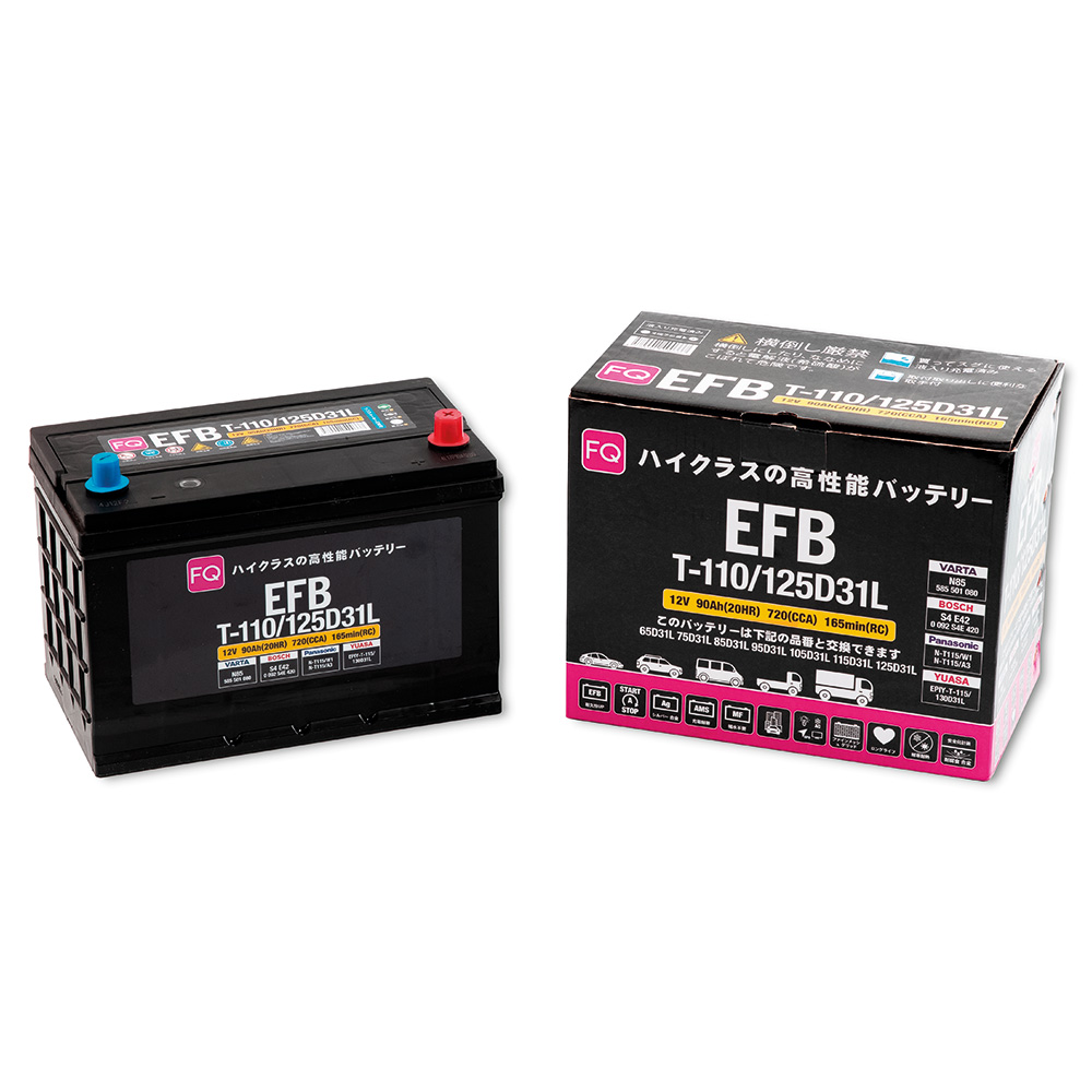 Аккумулятор FQ COSMO JIS EFB T-110/125D31L 90Ah