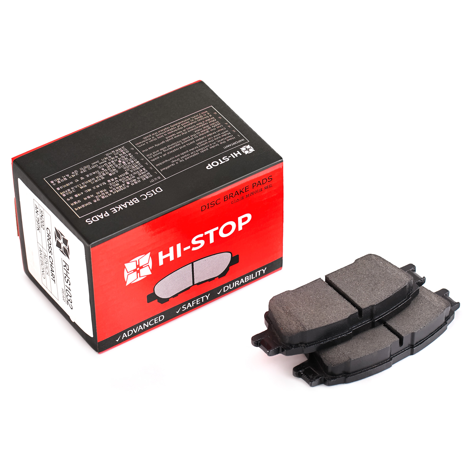 Колодки тормозные дисковые HI-STOP RHS1032 / SN202 / AN-797K