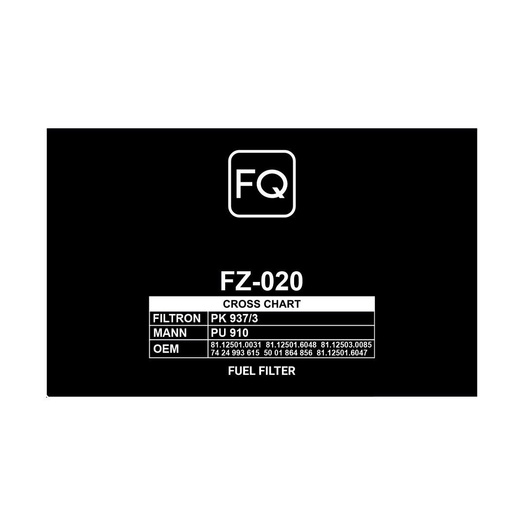 Фильтр топливный FQ FZ-020
