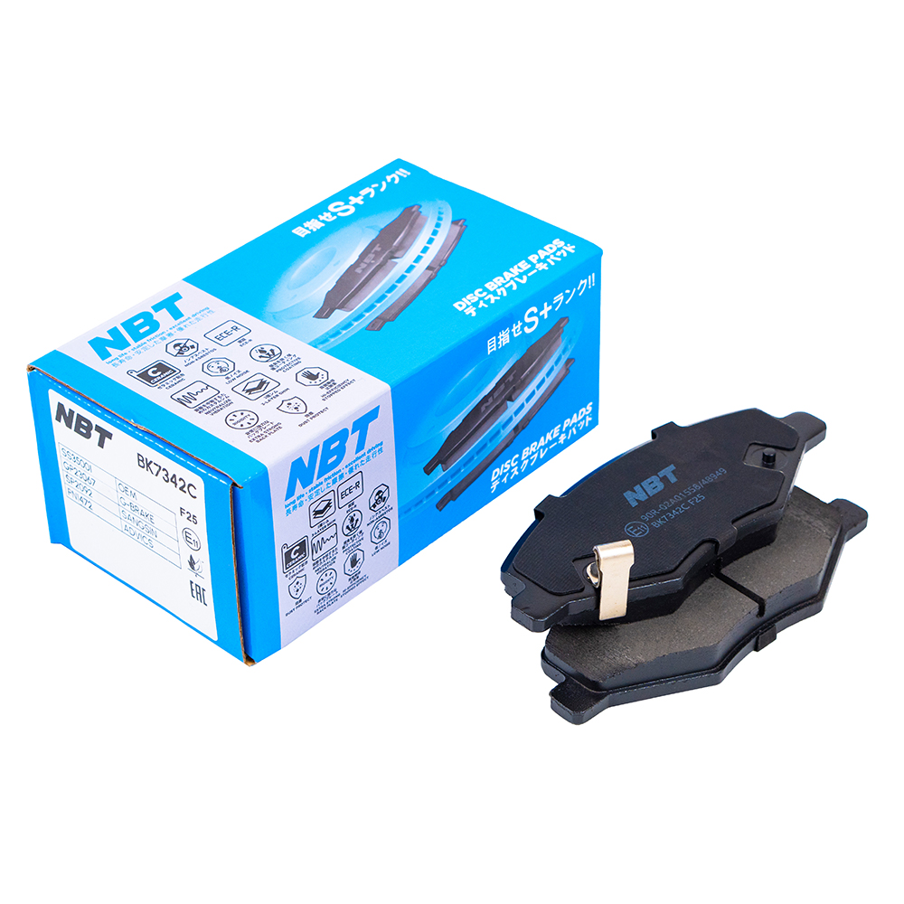 Колодки тормозные дисковые NBT BK7342C / PN1472 / SP2092 / GP23067