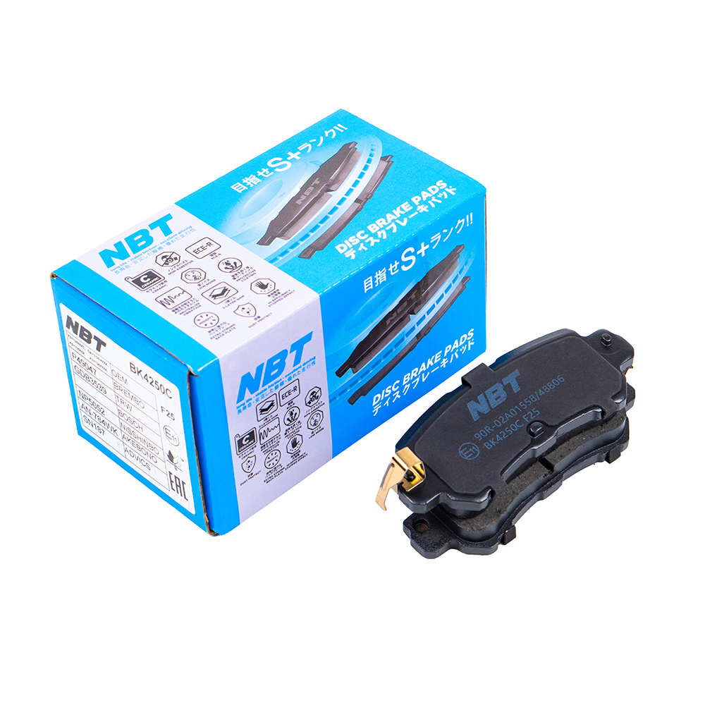 Колодки тормозные дисковые NBT BK4250C / SN187 / AN-784WK / NP5052 / SP1672 / GDB3539 / P49047 / GP03156